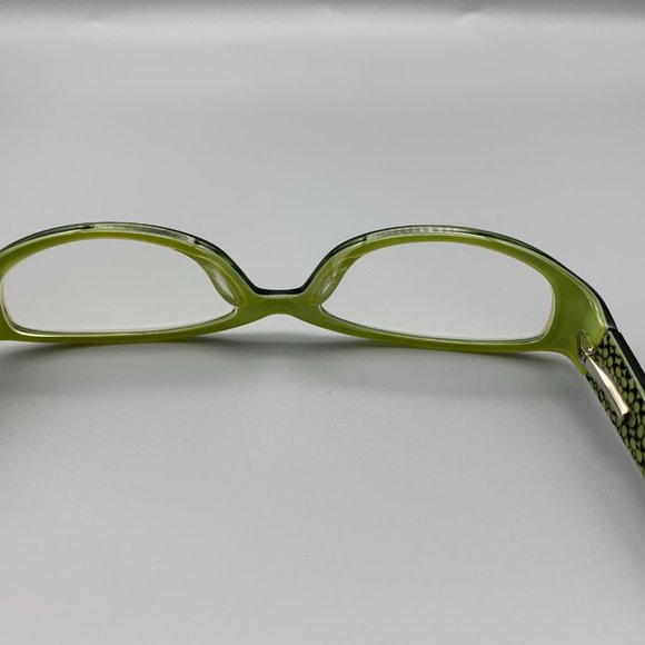 Coach Lannie Bottle Green Oval Glasses - Picture 9 of 10